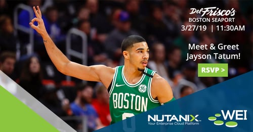 Meet Jayson Tatum at WEI Nutanix Event